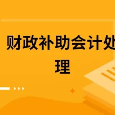 政府补助及其会计处理